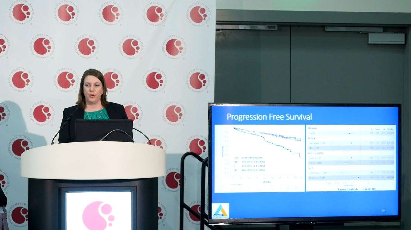 Ibrutinib emerging as the new standard of care for frontline elderly CLL: ALLIANCE results